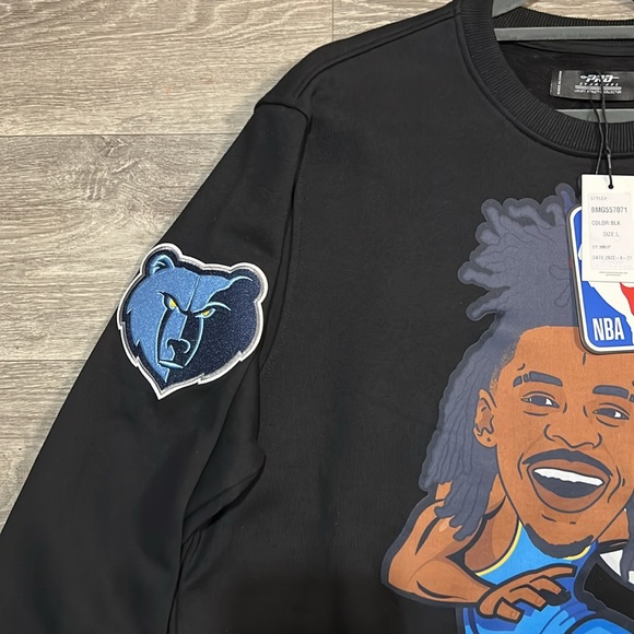 Pro Standard Ja Morant Grizzlies Crewneck Sweater - Picture 8 of 15